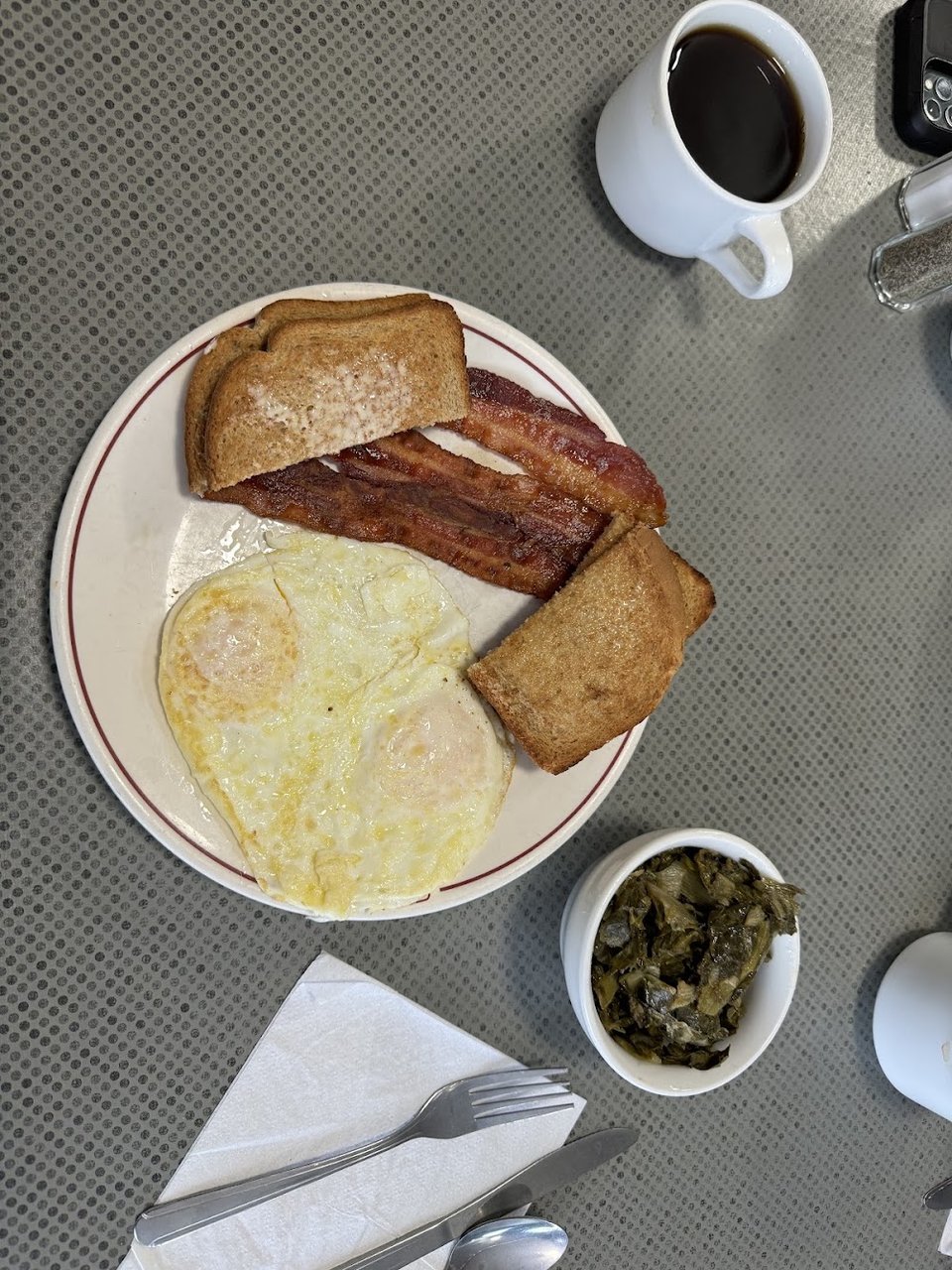 Bacon Eggs and Toast